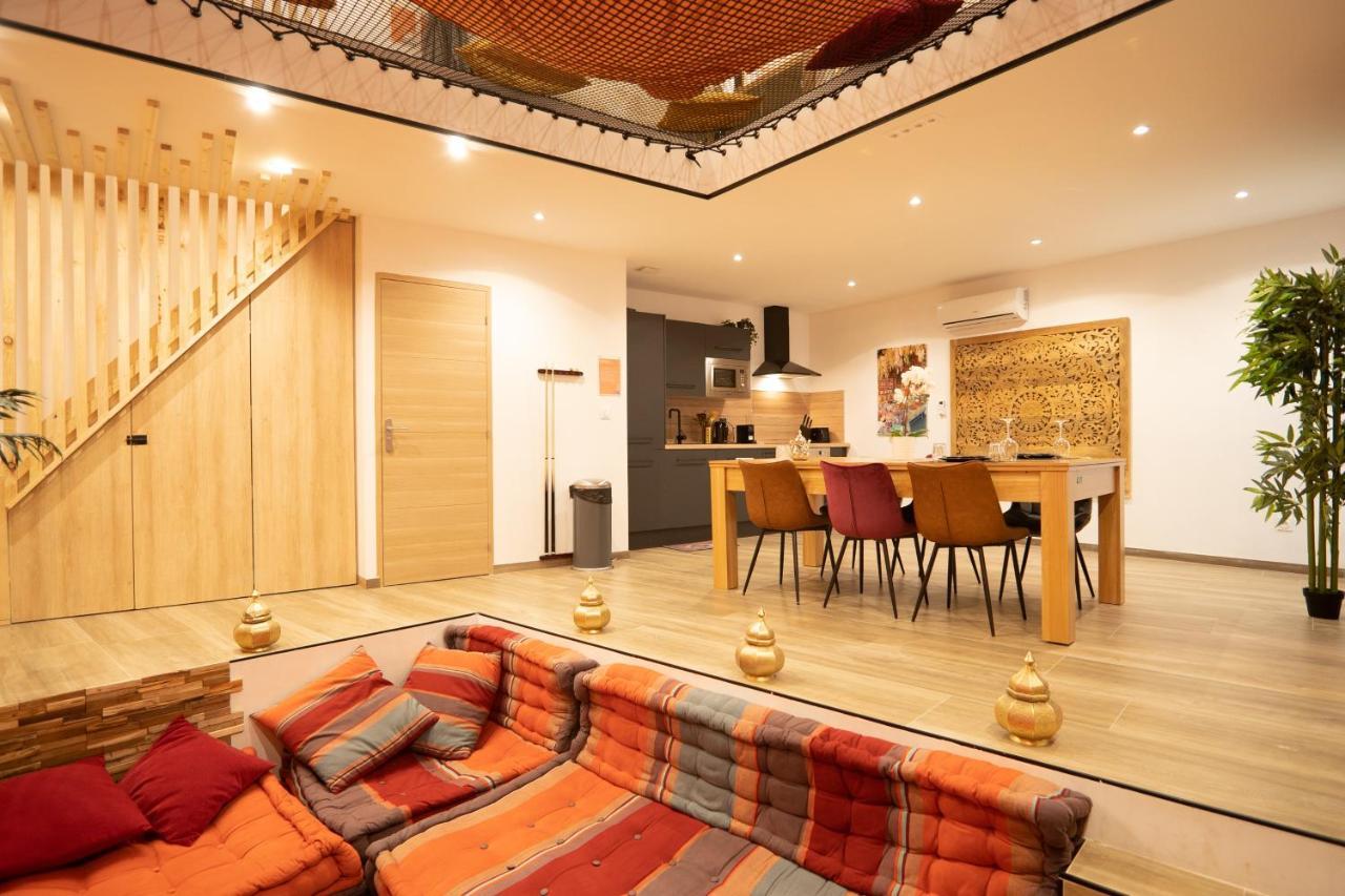 Capsule Marrakech I Chicha I Sauna I Balneo I Console Ps5 I Cinema Trith-Saint-Leger Dış mekan fotoğraf