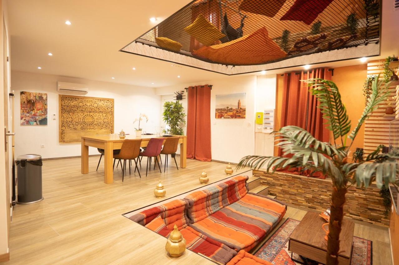 Capsule Marrakech I Chicha I Sauna I Balneo I Console Ps5 I Cinema Trith-Saint-Leger Dış mekan fotoğraf