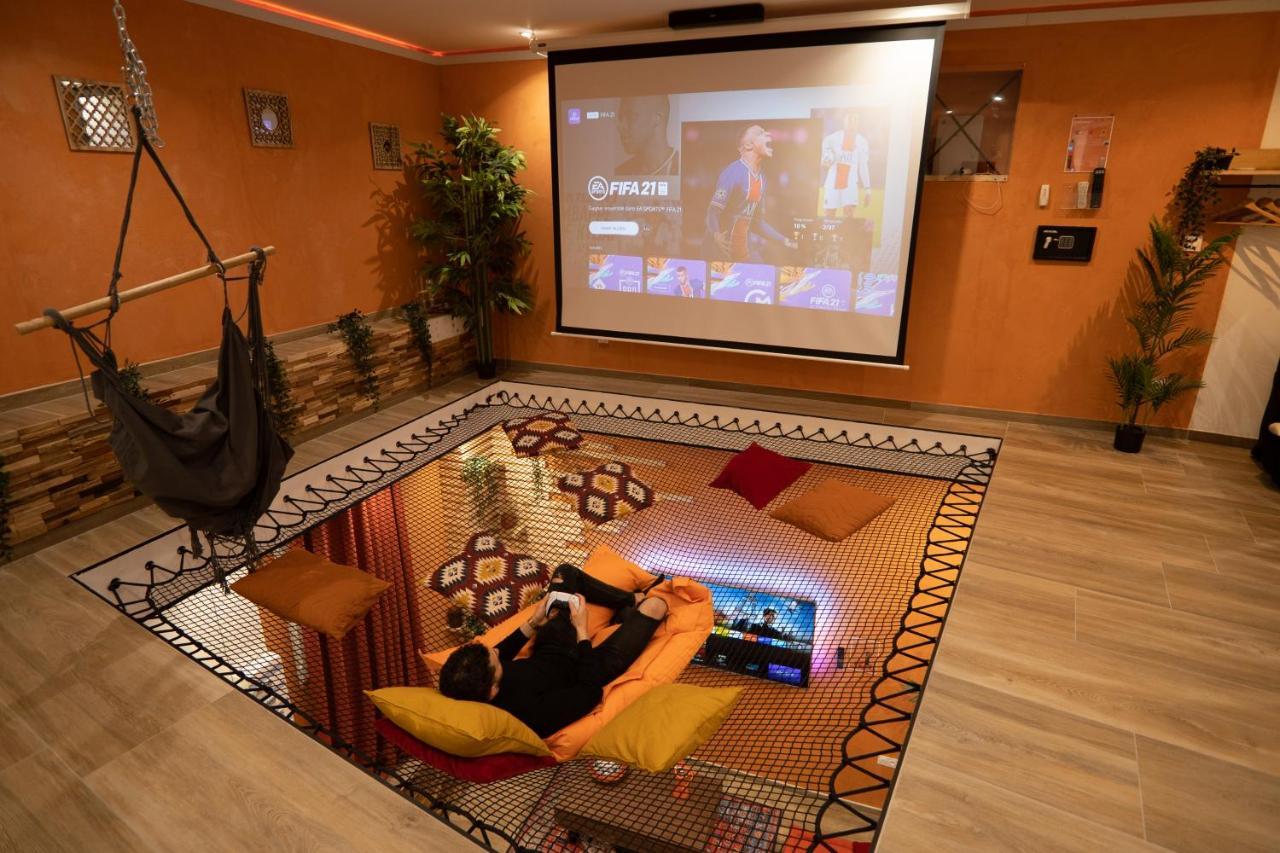 Capsule Marrakech I Chicha I Sauna I Balneo I Console Ps5 I Cinema Trith-Saint-Leger Dış mekan fotoğraf